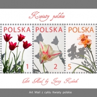 Art mail - from cycle: Polish flowers